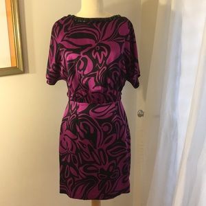 Trina Turk Silk Blouson Backless Jeweled Dress 0🏠